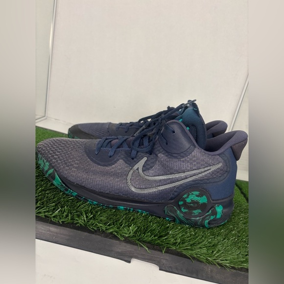 Nike KD Trey 5 IX Obsidian Men's Sneakers Size 12 Clear Emerald, CW3400-400 - Picture 1 of 9